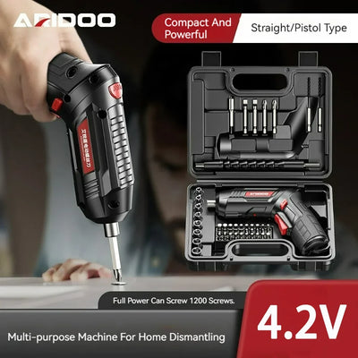 Small Powerful Rechargeable Battery Screwdriver Set - Smarsty