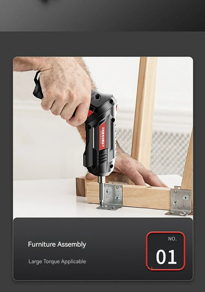 Small Powerful Rechargeable Battery Screwdriver Set - Smarsty