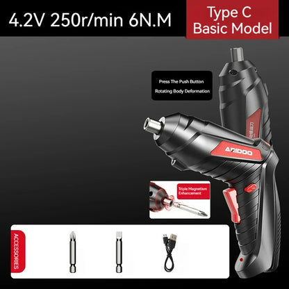 Small Powerful Rechargeable Battery Screwdriver Set - Smarsty