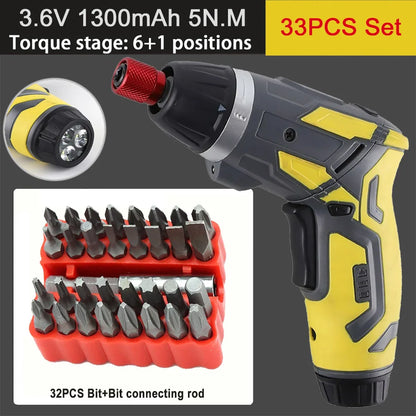Small Powerful Rechargeable Battery Screwdriver Set - Smarsty