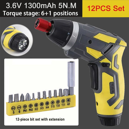 Small Powerful Rechargeable Battery Screwdriver Set - Smarsty