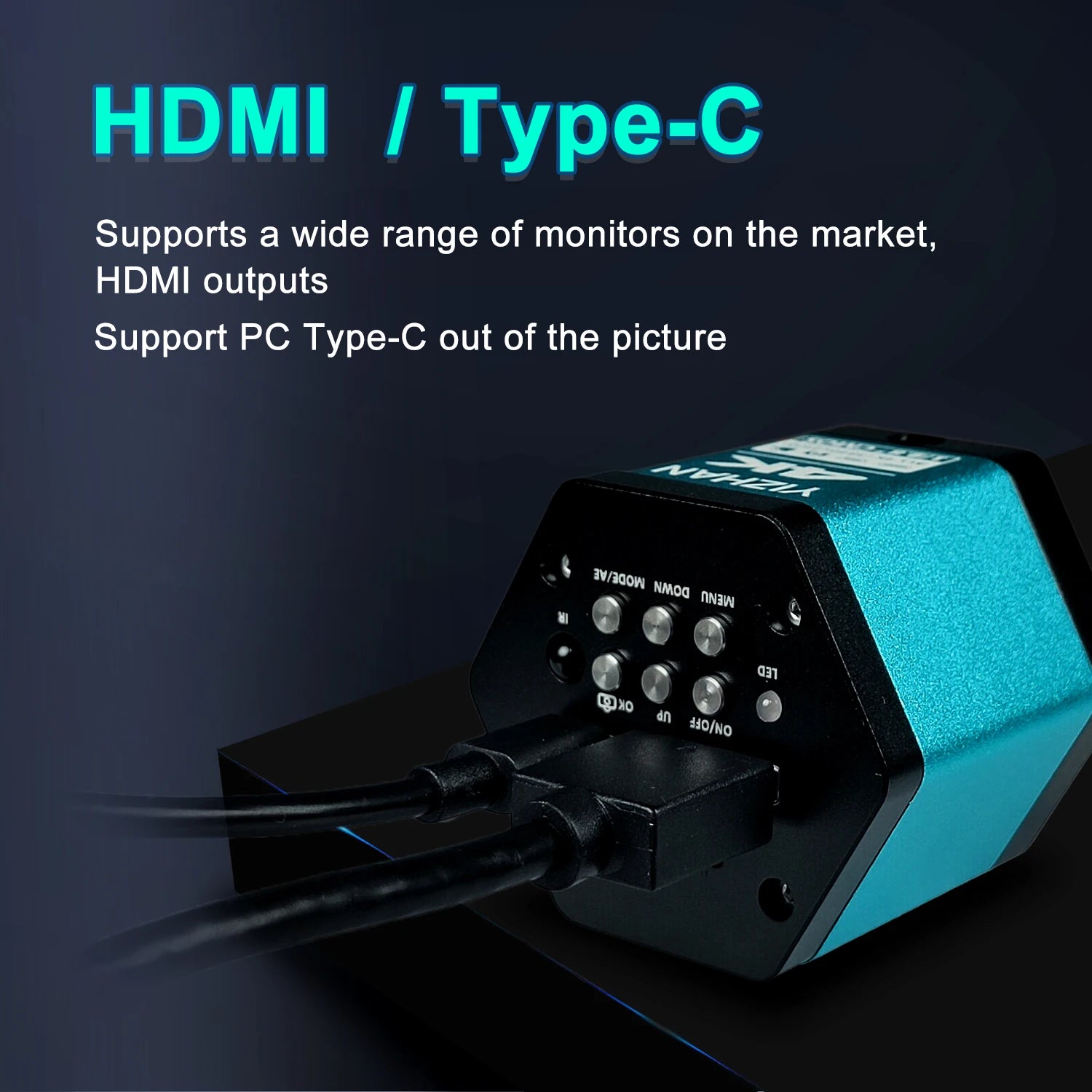 48MP 4K Digital Microscope with 150X Zoom - Smarsty