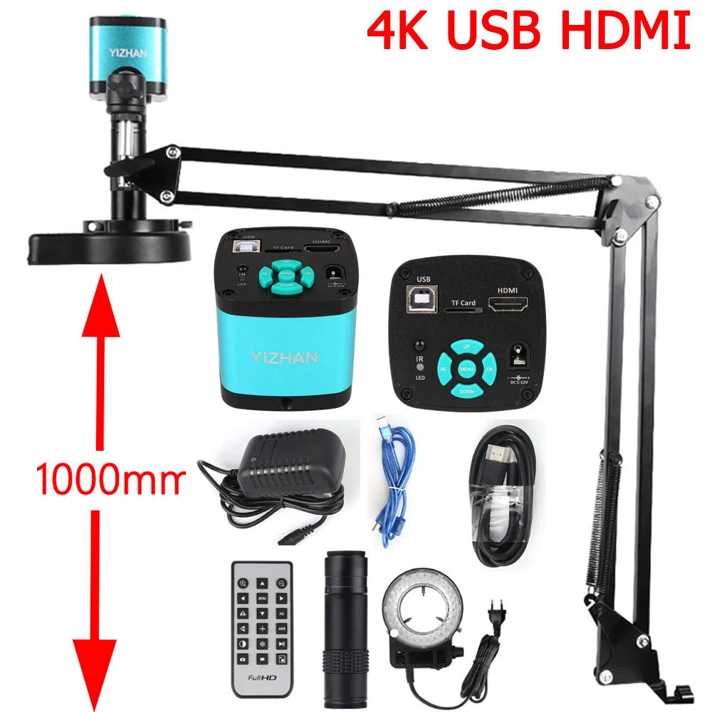 48MP 4K Digital Microscope with 150X Zoom - Smarsty