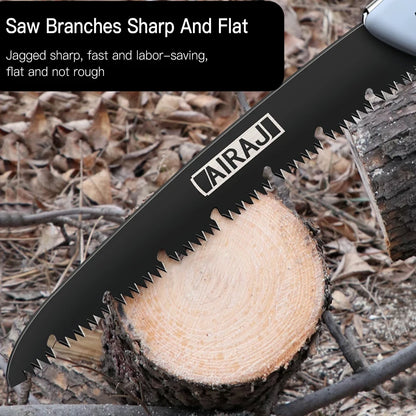 AIRAJ Folding Saw for Woodworking and Camping Safety - Smarsty