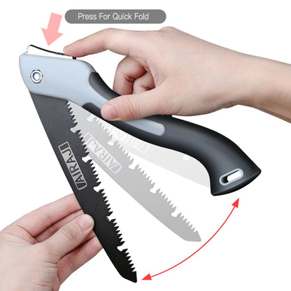 AIRAJ Folding Saw for Woodworking and Camping Safety - Smarsty