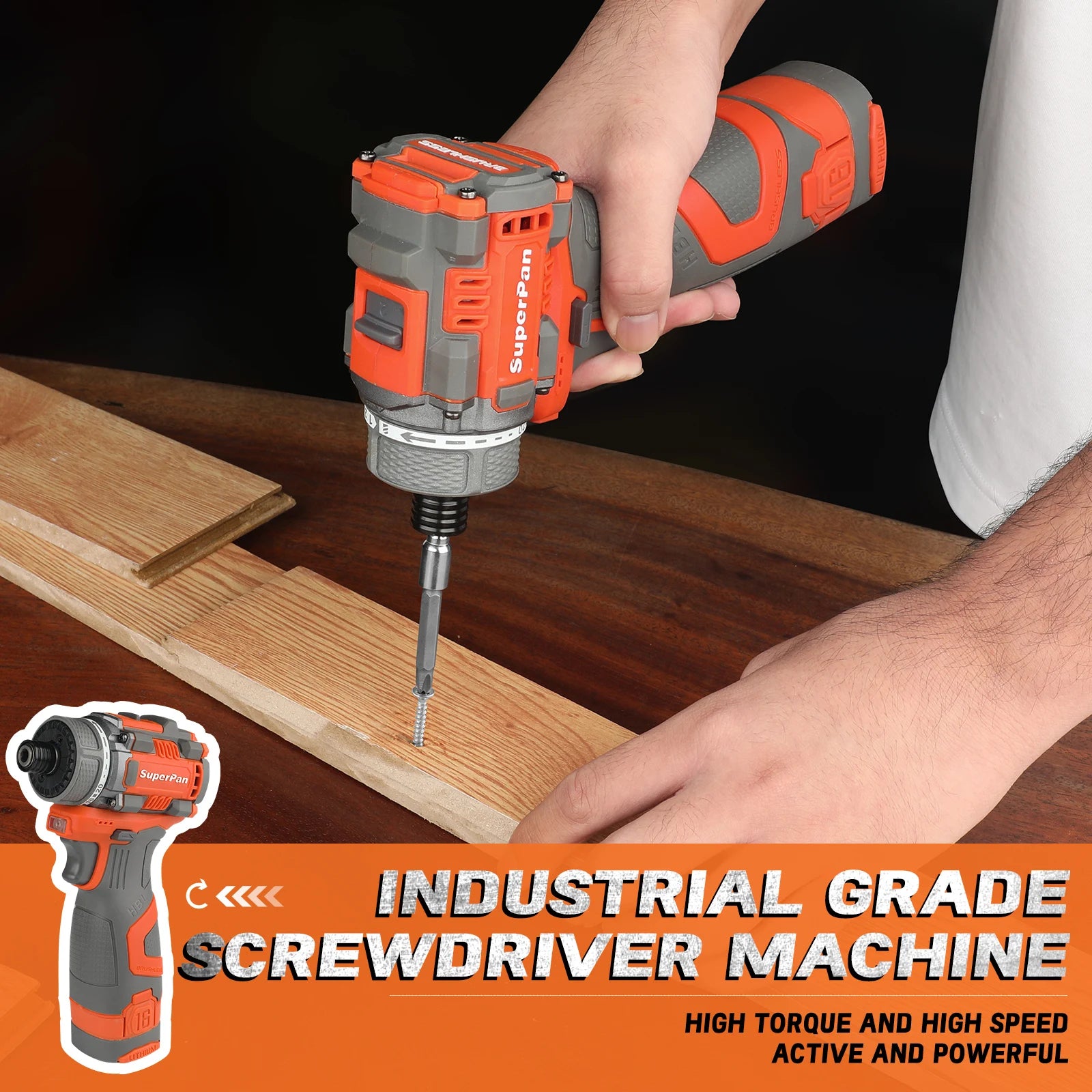 Cordless Brushless Electric Screwdriver Set for Easy DIY - Smarsty