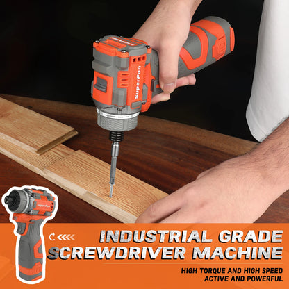 Cordless Brushless Electric Screwdriver Set for Easy DIY - Smarsty