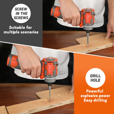Cordless Brushless Electric Screwdriver Set for Easy DIY - Smarsty
