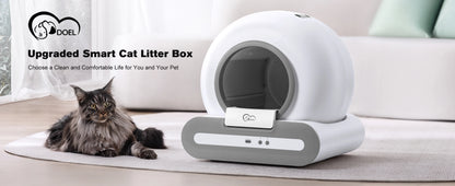 DOEL Automatic Self Cleaning Cat Litter Box with App Control - Smarsty