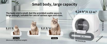 DOEL Automatic Self Cleaning Cat Litter Box with App Control - Smarsty