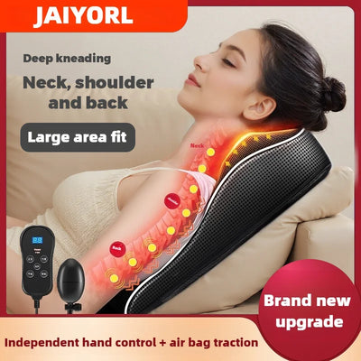Shiatsu Electric Neck Pillow with Heating Therapy - Smarsty