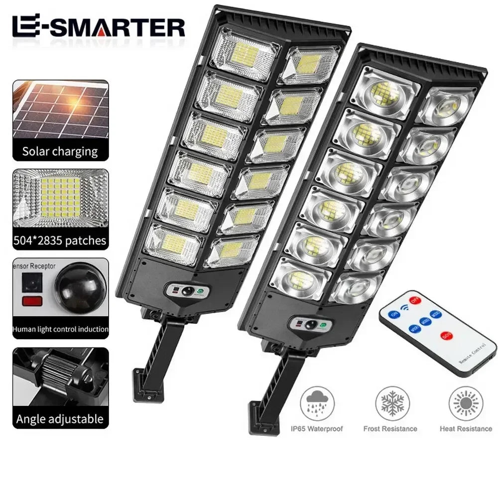 Super Bright Outdoor Solar LED Wall Lights with Motion Sensor - Smarsty
