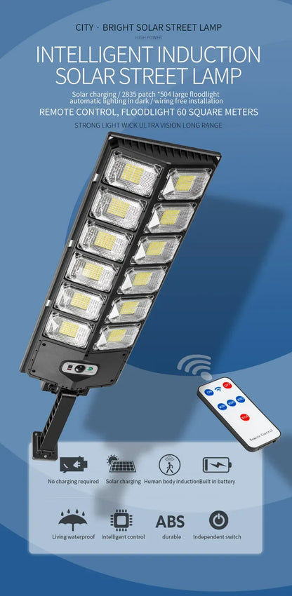 Super Bright Outdoor Solar LED Wall Lights with Motion Sensor - Smarsty