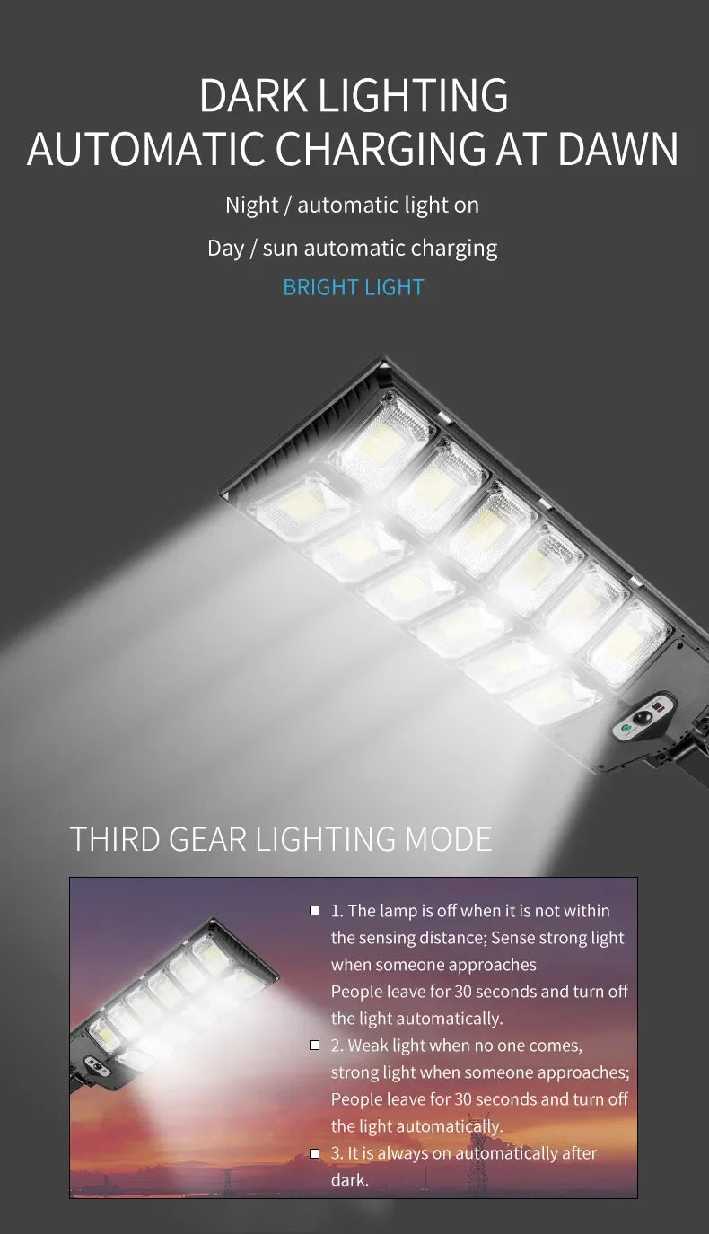 Super Bright Outdoor Solar LED Wall Lights with Motion Sensor - Smarsty