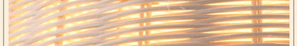 Bamboo Pendant Light with Hand Knit Design - Smarsty