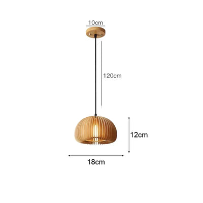 Bamboo Pendant Light with Hand Knit Design - Smarsty