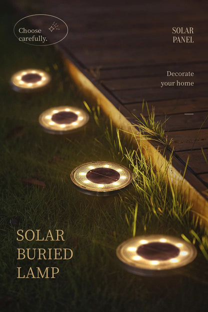 IP68 Waterproof Solar LED Outdoor Ground Lights - Smarsty