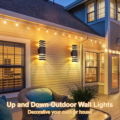 LED Outdoor Wall Lights IP65 Waterproof for Garden - Smarsty