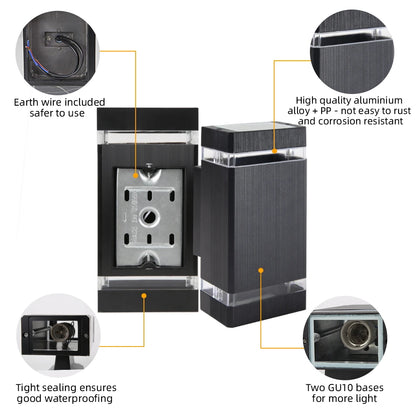 LED Outdoor Wall Lights IP65 Waterproof for Garden - Smarsty