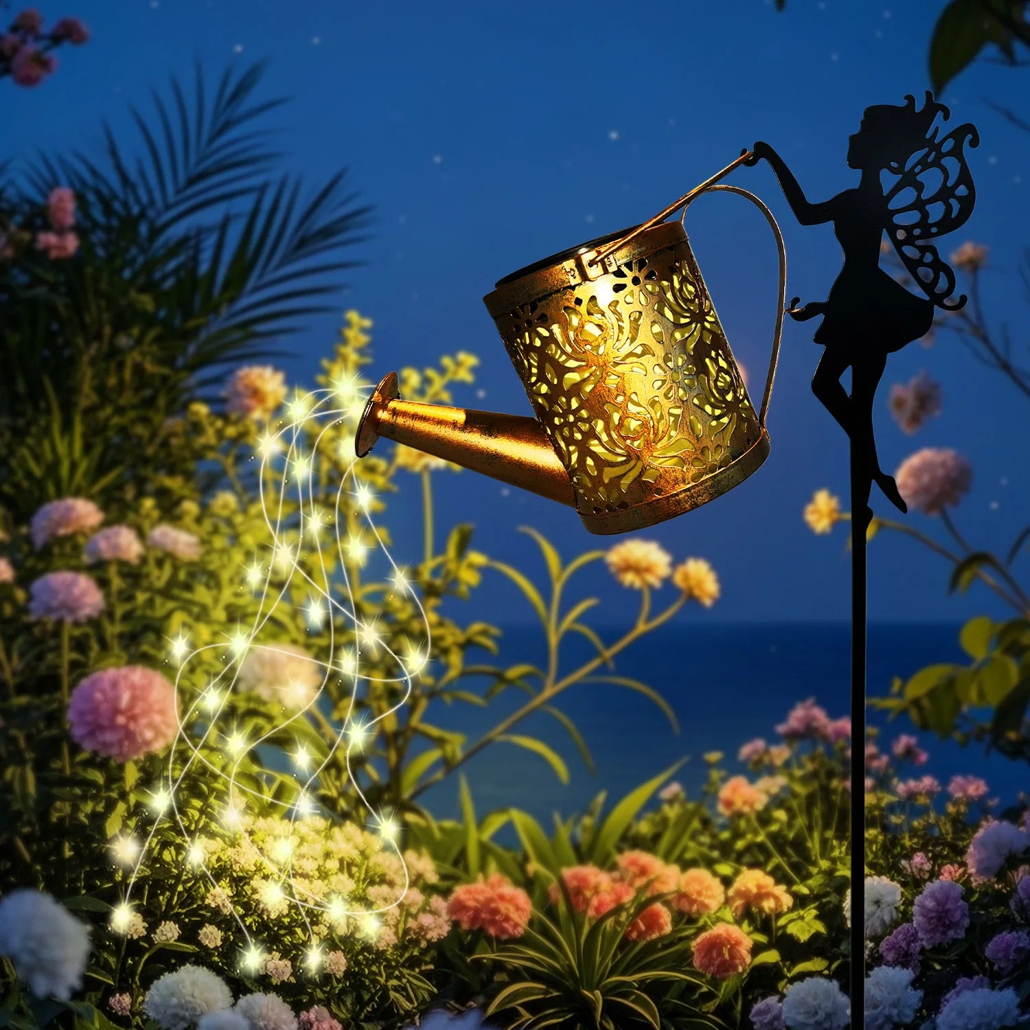Solar Watering Can Lights for Stunning Garden Illumination - Smarsty