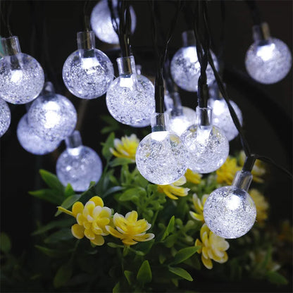 LED Solar String Lights Waterproof 60 LEDs for Garden Decor - Smarsty