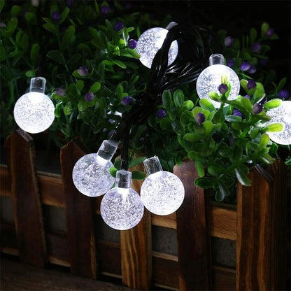 LED Solar String Lights Waterproof 60 LEDs for Garden Decor - Smarsty