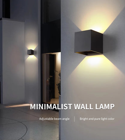 Adjustable LED Modern Wall Lamp for Indoor Outdoor Use - Smarsty