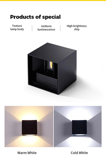 Adjustable LED Modern Wall Lamp for Indoor Outdoor Use - Smarsty