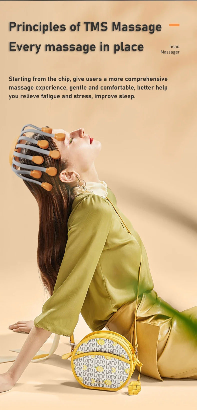 20 Massage Heads Electric Scalp Massager for Stress Relief - Smarsty