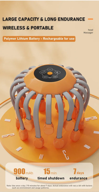 20 Massage Heads Electric Scalp Massager for Stress Relief - Smarsty