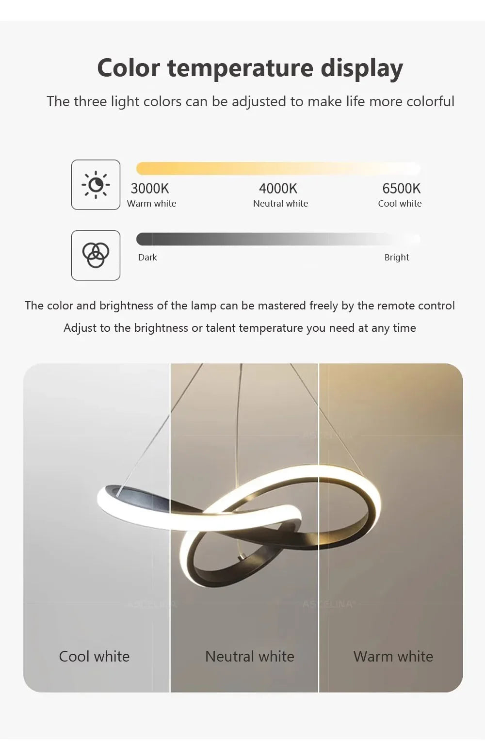 Nordic LED Ceiling Pendant Lamp for Stylish Illumination - Smarsty