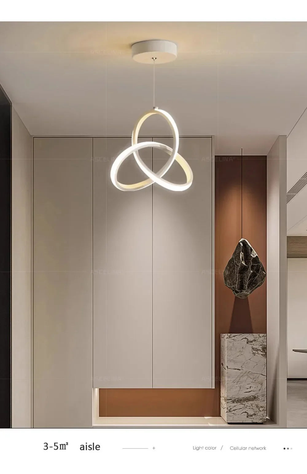 Nordic LED Ceiling Pendant Lamp for Stylish Illumination - Smarsty