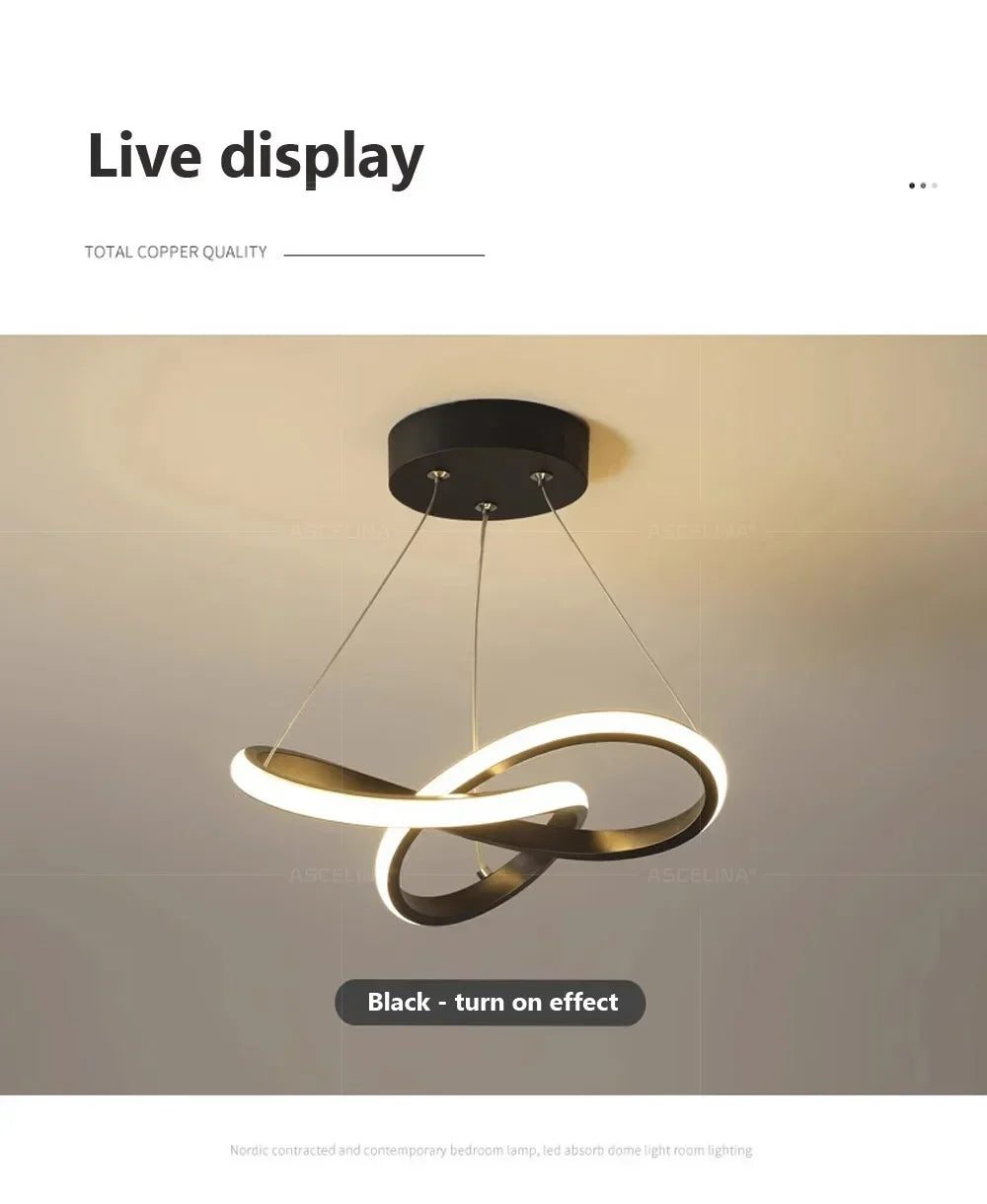 Nordic LED Ceiling Pendant Lamp for Stylish Illumination - Smarsty