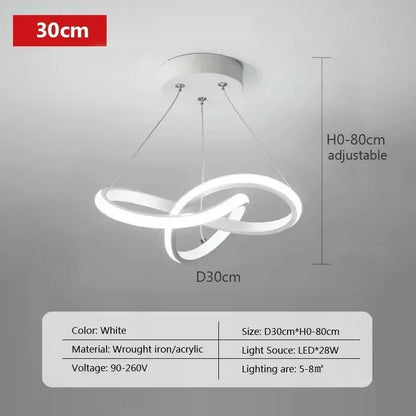 Nordic LED Ceiling Pendant Lamp for Stylish Illumination - Smarsty