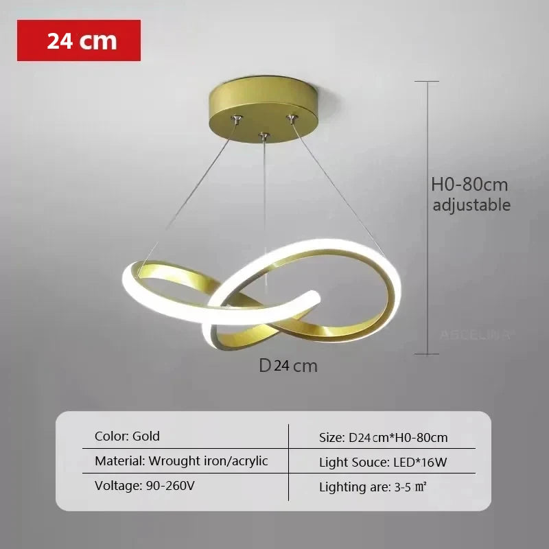 Nordic LED Ceiling Pendant Lamp for Stylish Illumination - Smarsty