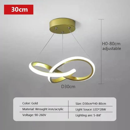 Nordic LED Ceiling Pendant Lamp for Stylish Illumination - Smarsty