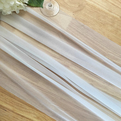 Chiffon Table Runner for Elegant Wedding and Party Decor - Smarsty