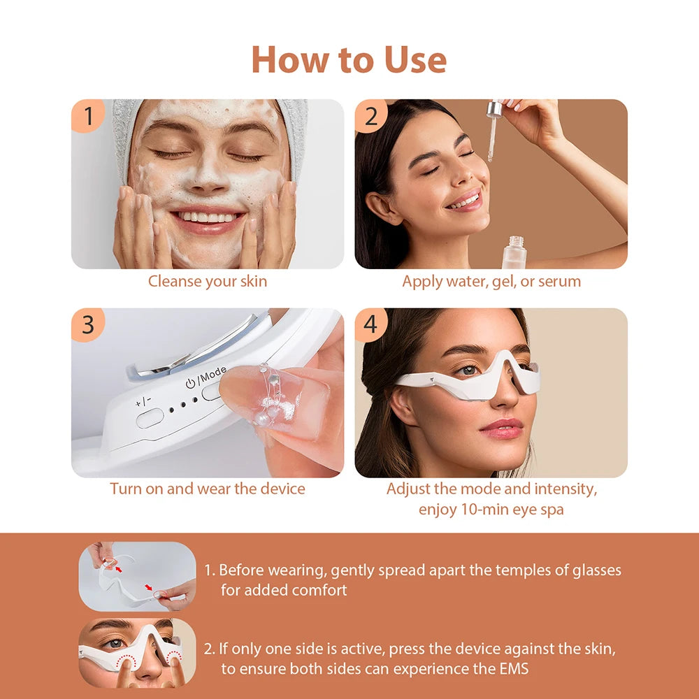 3D Eye Massager for Fatigue Relief and Dark Circles - Smarsty