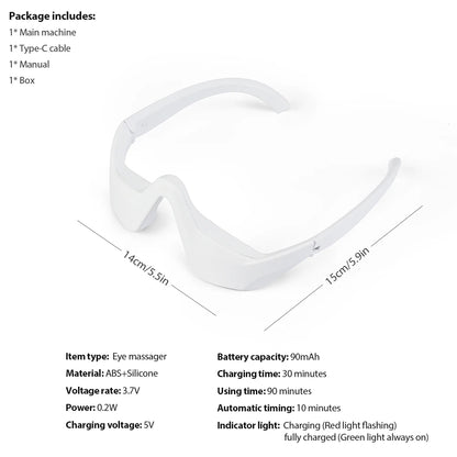 3D Eye Massager for Fatigue Relief and Dark Circles - Smarsty