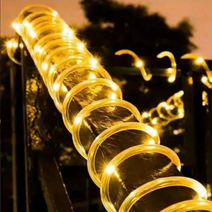 Solar Rope Lights with 8 Light Modes for Outdoor Decor - Smarsty