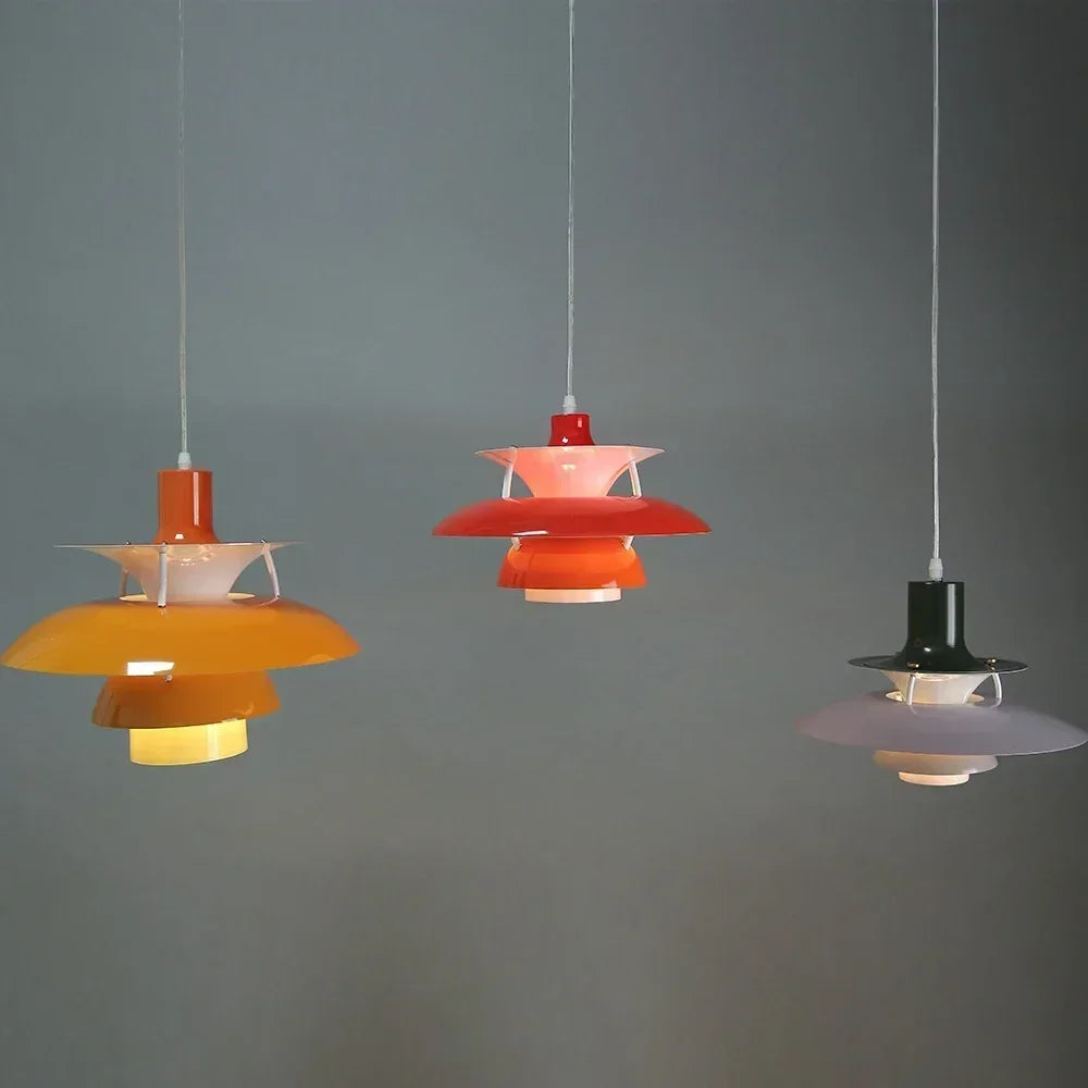 Danish Designer Colorful LED Pendant Chandelier Light - Smarsty