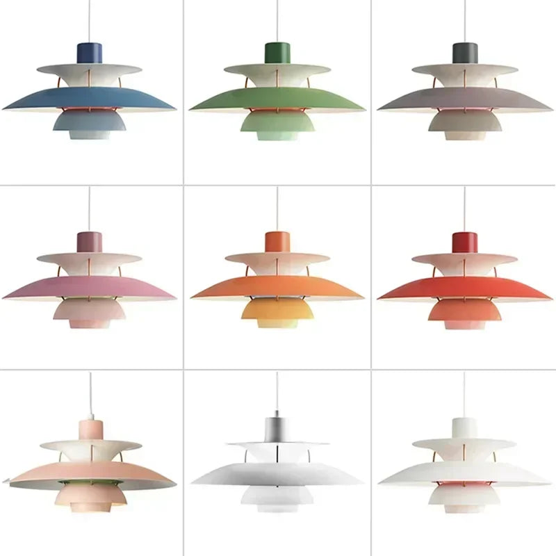 Danish Designer Colorful LED Pendant Chandelier Light - Smarsty