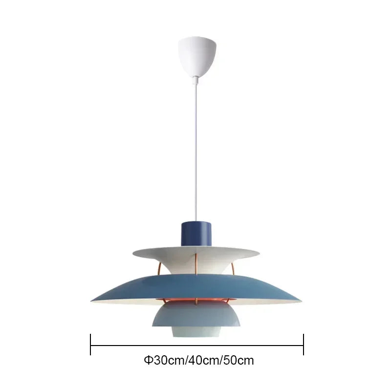 Danish Designer Colorful LED Pendant Chandelier Light - Smarsty
