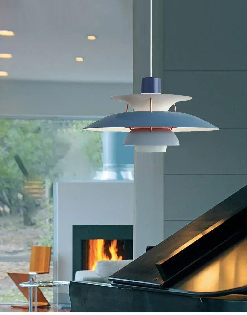 Danish Designer Colorful LED Pendant Chandelier Light - Smarsty