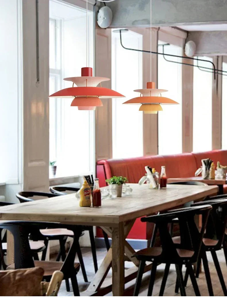 Danish Designer Colorful LED Pendant Chandelier Light - Smarsty