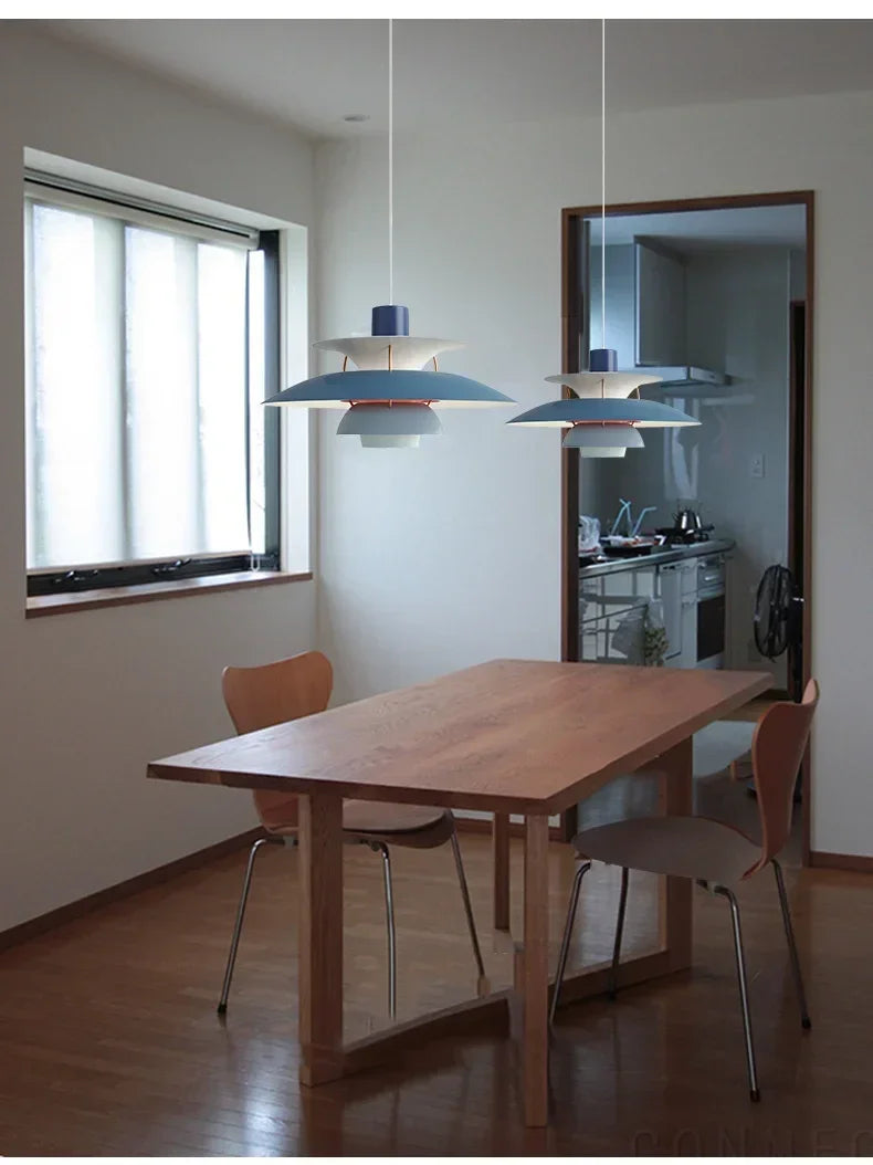 Danish Designer Colorful LED Pendant Chandelier Light - Smarsty