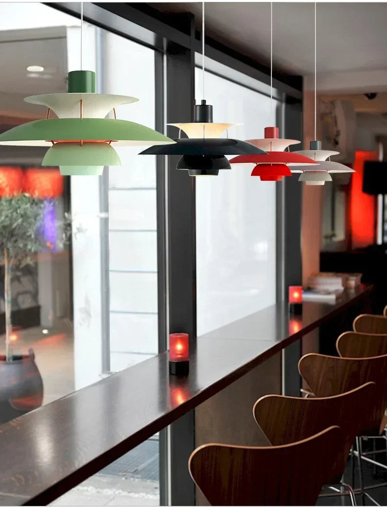 Danish Designer Colorful LED Pendant Chandelier Light - Smarsty