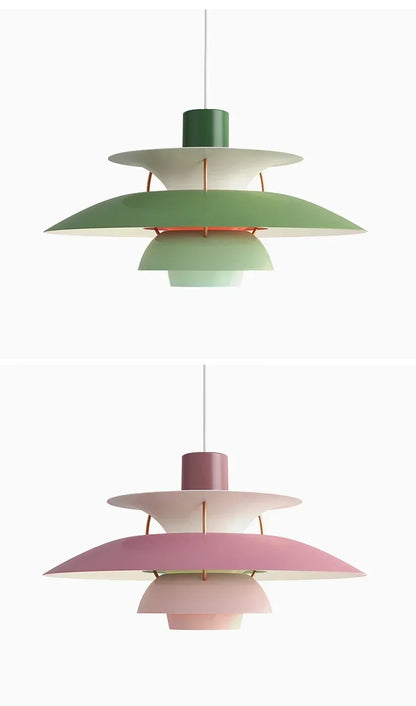 Danish Designer Colorful LED Pendant Chandelier Light - Smarsty