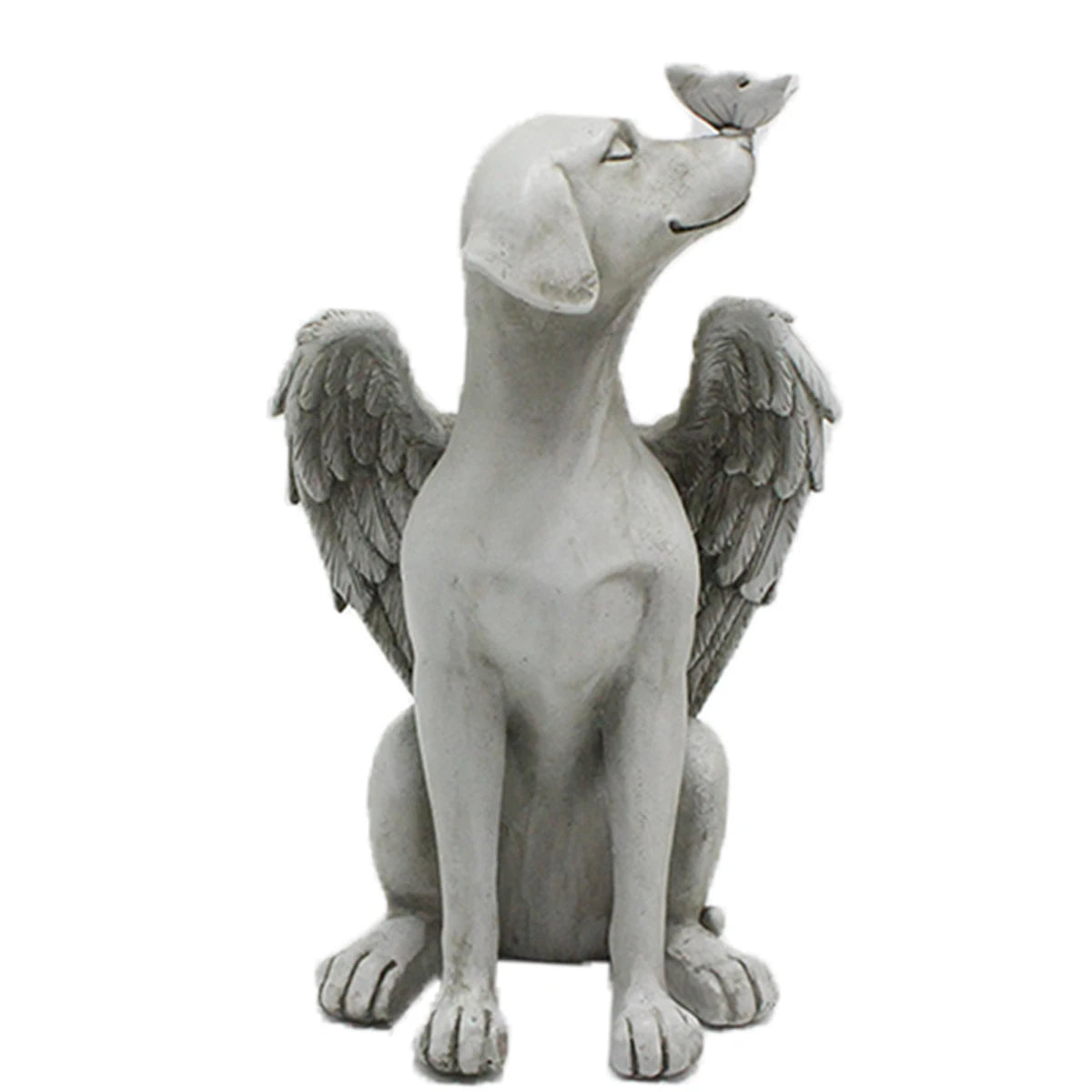 Angel Dog Memorial Statue for Pet Loss Comfort - Smarsty