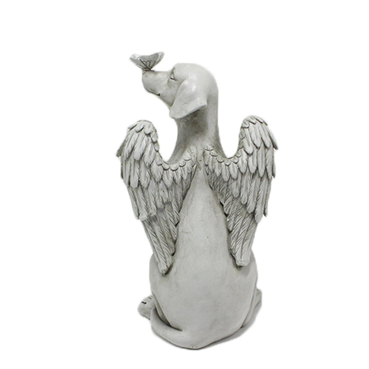 Angel Dog Memorial Statue for Pet Loss Comfort - Smarsty
